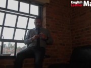 Verbal Master smokes cigar as he changes from suit to leather & discusses using his slave PREVIEW