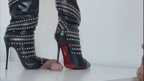 Lady Latisha - CBT Trample Board - Cesare Paciotti Stiletto Boots - UHD