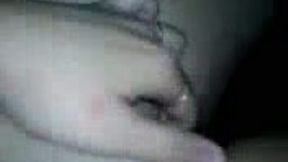 Amateur all horny girlfriend of my buddy once was taped on cam while masturbating
