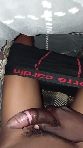 Sexy Masterbating Alone BBC in Bedroom