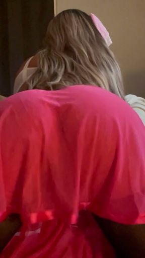 Sexy Shemale Rileydix is teasing and has a Great Ass   Clip 1