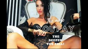 The More You Pay, The Deeper You Fall | Barefoot Legs Tease & Wallet Drain