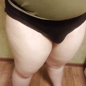 Beautiful chubby transgender