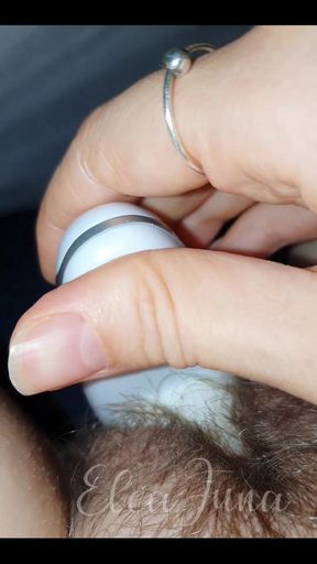 Masturbating