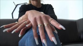 CECILIA - Worship my hands, slave - Hand worship, hand over mouth, hand smelling