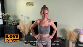 Steamy and Sexy Gym Session With ImMayBee