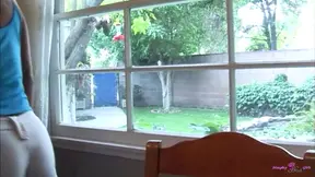 Skinny brunette bitch gets filled by big black cock
