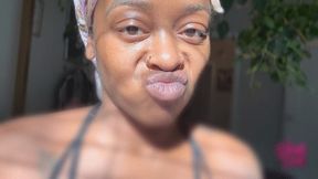 Sniffing My Upper Lip