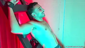 Bound Luca R Laughs Hard While Being Tickled By A Horny Stepdaddy