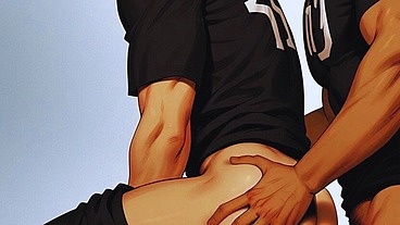 The coach shoved his huge dick in my German ass! He came deep.
