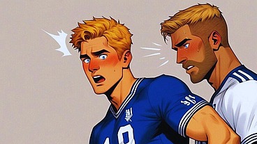The coach shoved his huge dick in my German ass! He came deep.