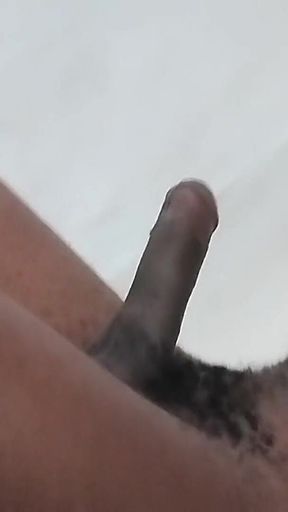 Hairy Cute Black African Male Home Alone Enjoying Himself
