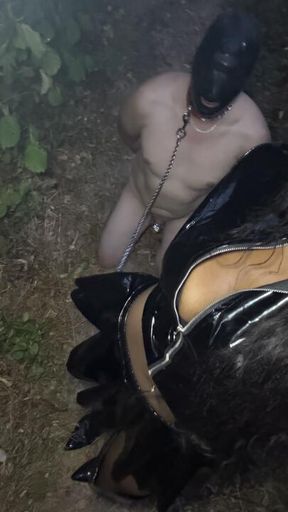Outdoor session with my German dog