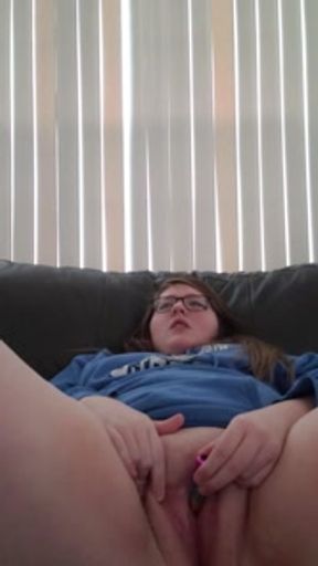 Bbw plays with her fat pussy