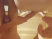 Boyfriend gives sexy BJ in the Sauna