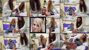 Jade Sprain Tickle Therapy at the Clinic (in HD 1920X1080)