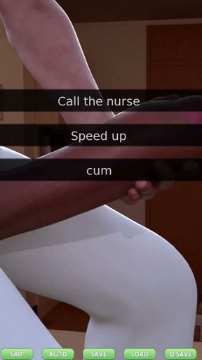 The hospital #1 - Johannes could not forget about the sexy nurse so he keep on calling her and jerking off to her   Clip 1