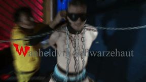 TONY CHAINED on TABLE for STRESS POSE HD 720p