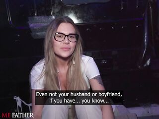 Forgive Me Father - Russian MILF amateur rough sex sloppy blow job big titties golden-haired loves to please