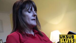 UKSubSluts.com - Divorced mature lady Pandora's submissive sex delight