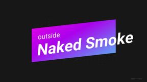 Sexy mom smokes and shows off her big boobs