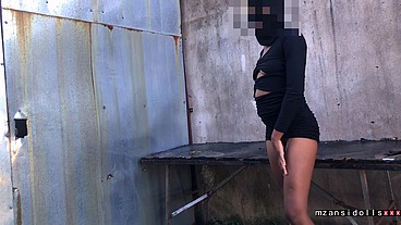 ebony fucked in the back yard