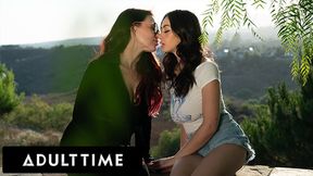 ADULT TIME - Lesbian MILF Jessica Ryan SQUIRTS ALL OVER Sexy Age Gap Girlfriend Chloe Surreal!