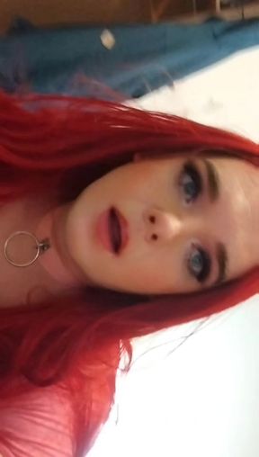 Riding a Dildo in a Hotel Room