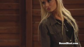 Bound Pale White Lesbian Slave Whipped Mercilessly
