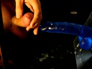 Frotting with My Dildo and CUmming Hard All Over It