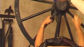 Tightly Bound Mature Brunette MILF Drenched in Hot Wax