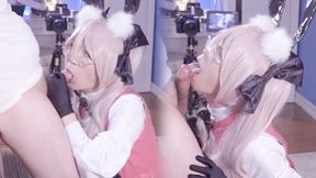 Blowjob Tamamo Cosplay Sex, FGO Sexy Ladyboy Cosplayer get Fucked, Fate Crossdresser Tgirl trans Hentai 8