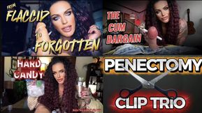 PENECTOMY FANTASY TRIO: Mistress Raven's **** Cock Amputation Humiliation - 60% OFF Bundle ($24.99, Reg. $55!)