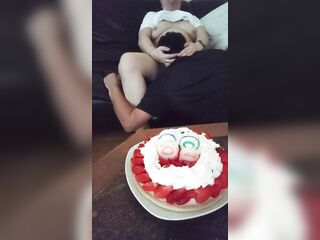 Birthday of a very concupiscent granny 62 years old