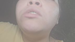 learning to chew with my braces