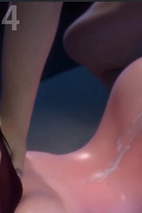 Thicc Ass Emma Frost Standing Pussy Fuck, D.va Gets Backshots and a Nice Cumshot