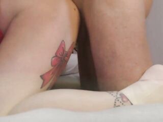 Trashy Kiwi slut takes it hard in 2 holes with close-up creampie finish. Preview