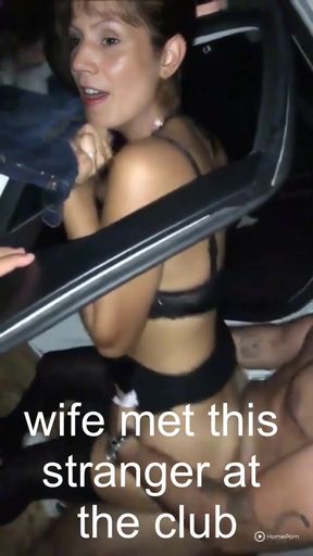 Public wife gets caught in a compromising position