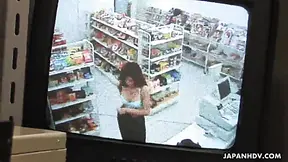 Supermarket Attendant Rushes To Washroom For Wet Cunt Finger Soaking Fantasy