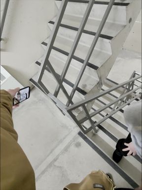 Risky Hotel Sex in Window, Elevator and in the Hallway