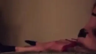 Amateur Crossdresser Has First Anal Experience with Blowjob Foreplay