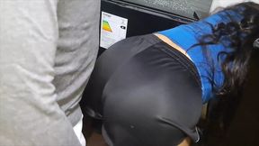 Big-assed Mother-in-law Got Stuck. She Asked for Help, but Ended up Somewhere Else.