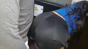 Big-assed Mother-in-law Got Stuck. She Asked for Help, but Ended up Somewhere Else.