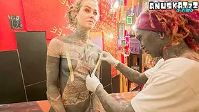 Lily Lu - Anal Sex While I Get My Nipple Piercings - Tattoo Girl Get Extreme Piercing
