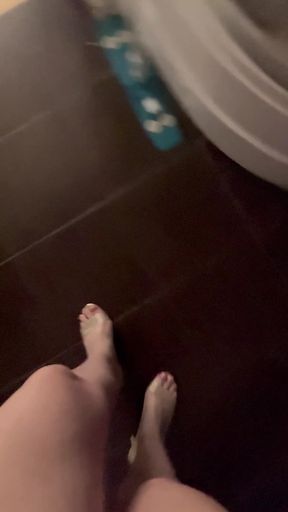 POV: the Sounds of Walking in Beige High Heels