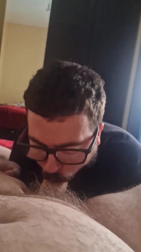 Sucking a Fat Stepdad's Thick Cock.
