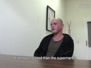 DIRTY SCOUT 163 -  Ex Bartender Visits Agent To Give Some Raw Cock A Try