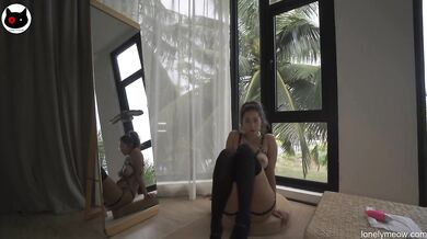 Vicious hotel sex with high heels squirt asian cumshot in preview