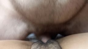 hot naughty brunette is fucked by the pervert who puts a big dick in her ass and cums inside her pussy