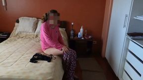 Now That I'm Married, I Get Fucked Hard by My Stepbrother, and He Came Inside Me. Real Cuckold Husband